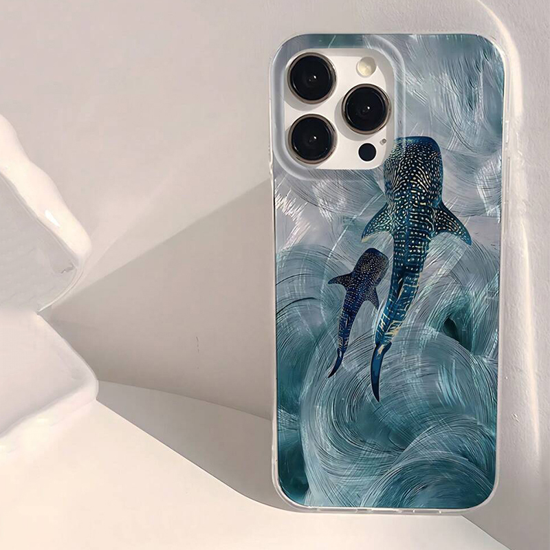 Xiaomi Redmi Note 14 - Ocean Shark Whaleออกแบบเคสโทรศัพท์สําหรับXiaomi Redmi 14C 13C