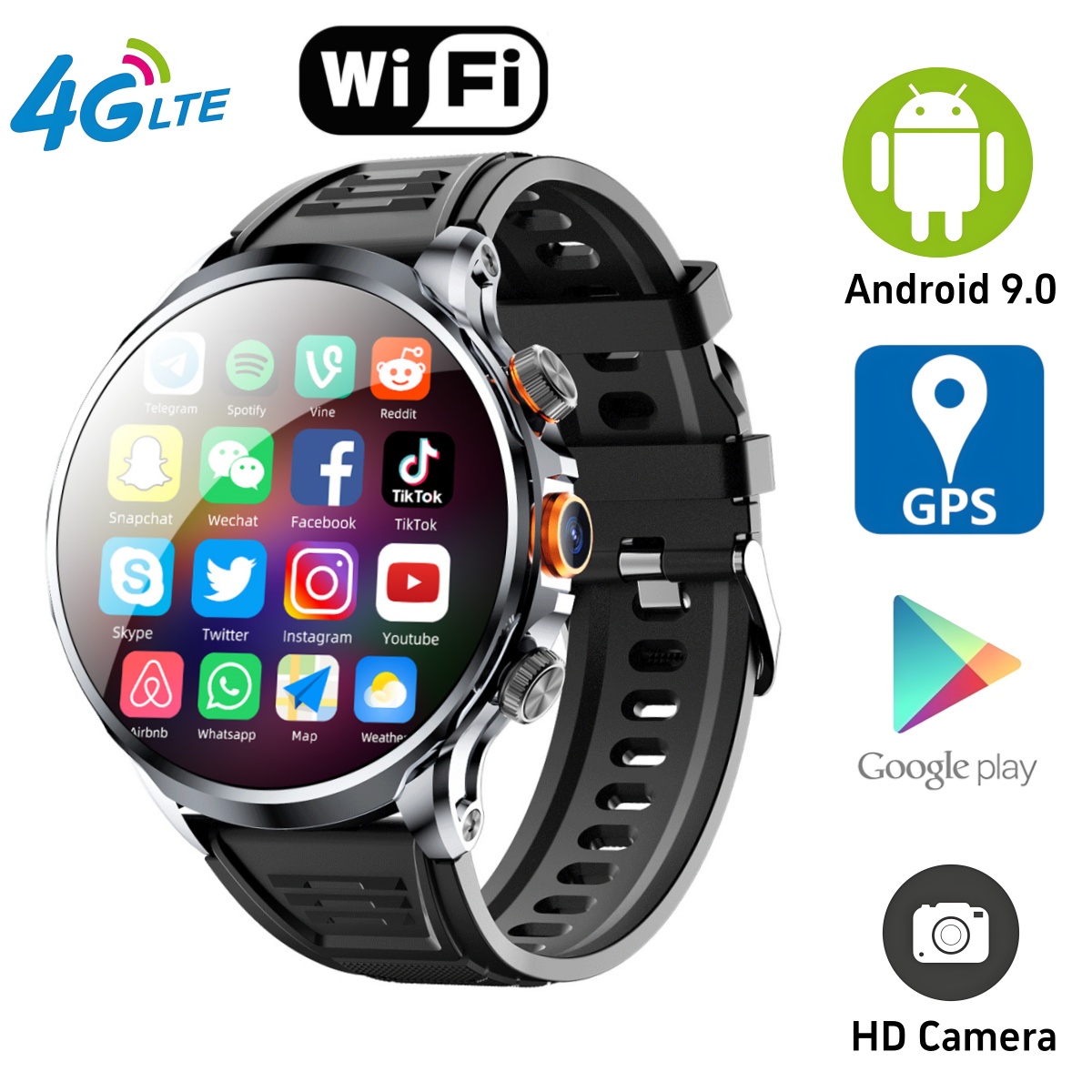 Smartwatch Instagram - H18 สมาร์ทนาฬิกา 1.95 นิ้ว IPS 1100