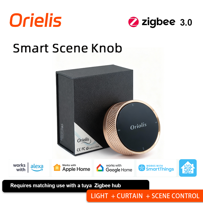 Smart Accessories - ตัวควบคุม Orielis Tuya Zigbee Smart Scene