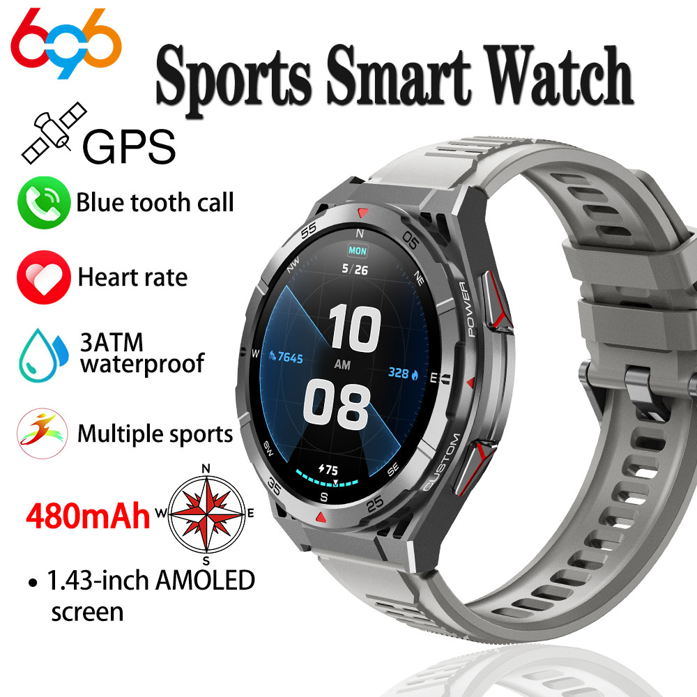 ใหม่สมาร์ทนาฬิกา GPS กีฬาเข็มท - Smartwatch Face บทวิจารณ์และราคา