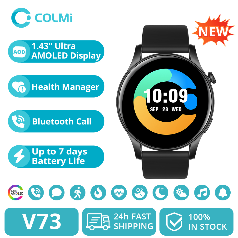 [ใหม่2024] COLMI V73 Smartwatc - Smartwatch Instagram บทวิจารณ์และราคา