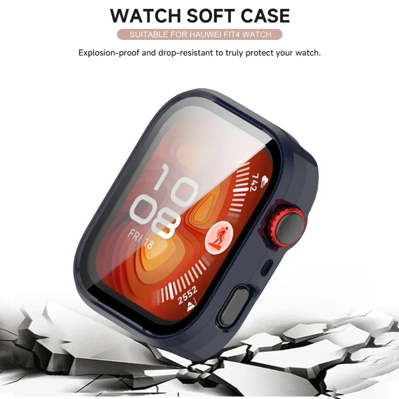 ซิลิโคน PC Case + แก้วสําหรับ  - Huawei Smartwatch Accessories บทวิจารณ์และราคา