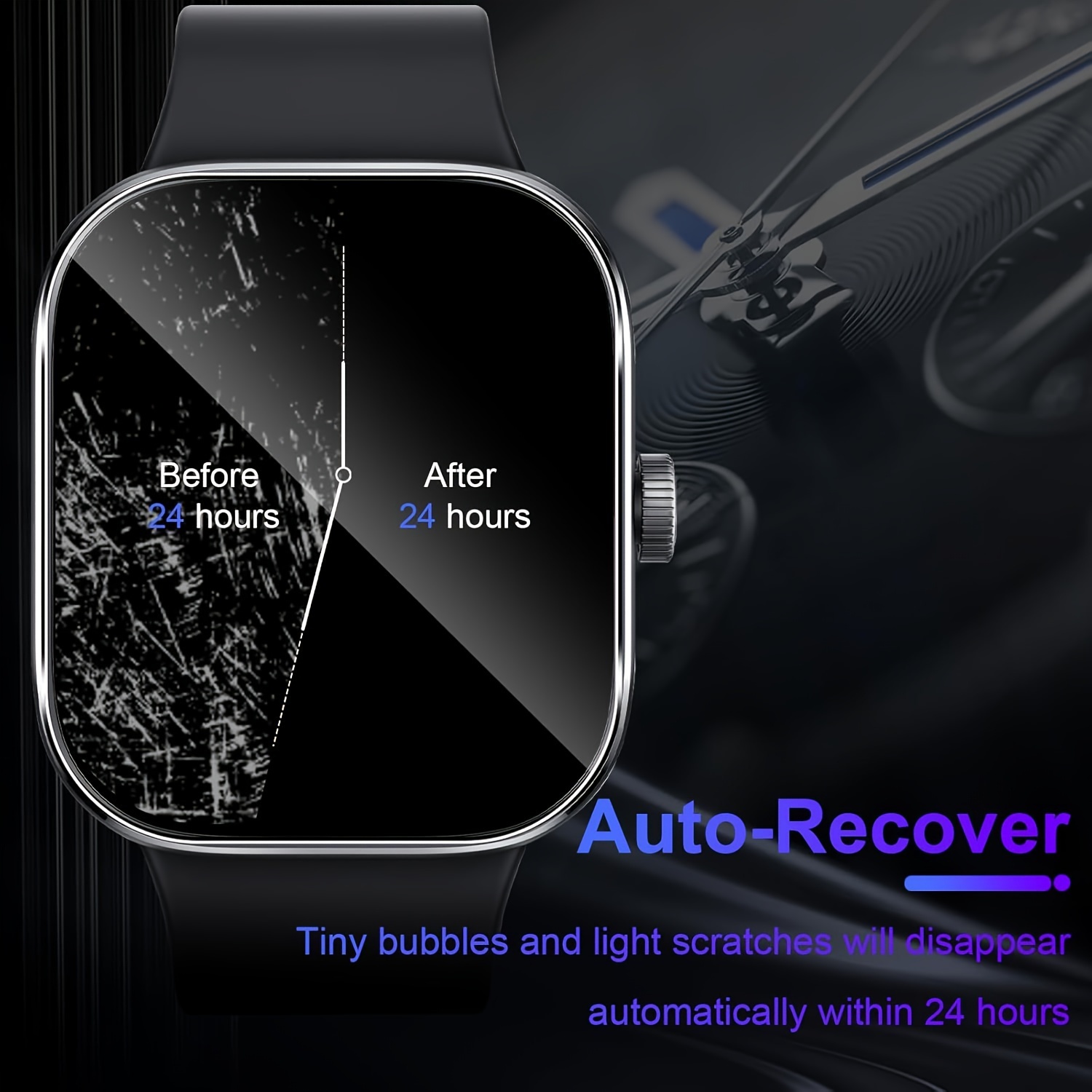3-5 ชิ้นกระจกนิรภัยระดับพรีเมี - Smartwatch Universal บทวิจารณ์และราคา