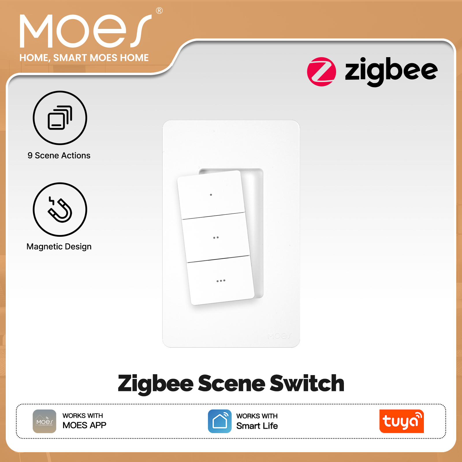 สวิตช์ฉุกเฉินอัจฉริยะไร้สาย MO - Smart Accessories บทวิจารณ์และราคา