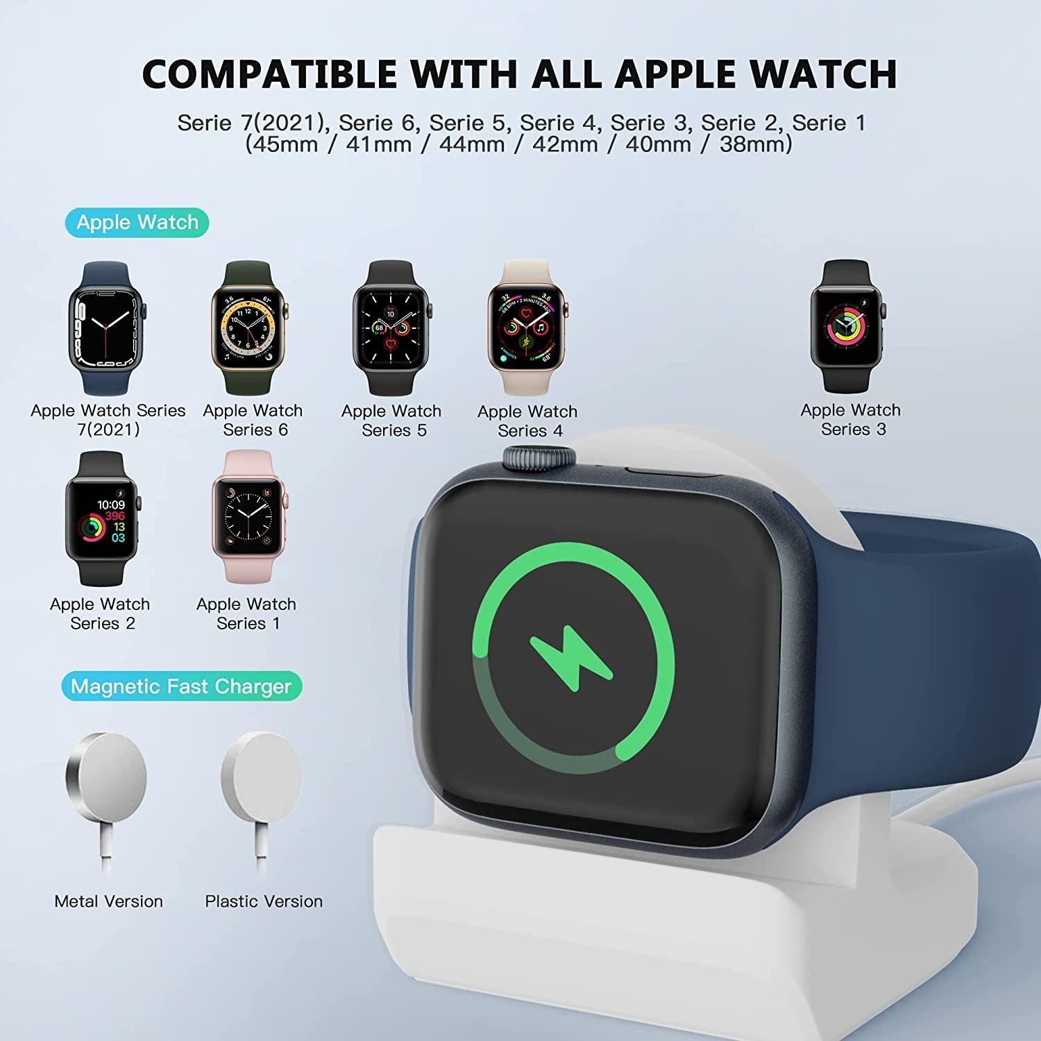 แท่นชาร์จซิลิโคนสำหรับนาฬิกา A - Watch Charging Dock บทวิจารณ์และราคา