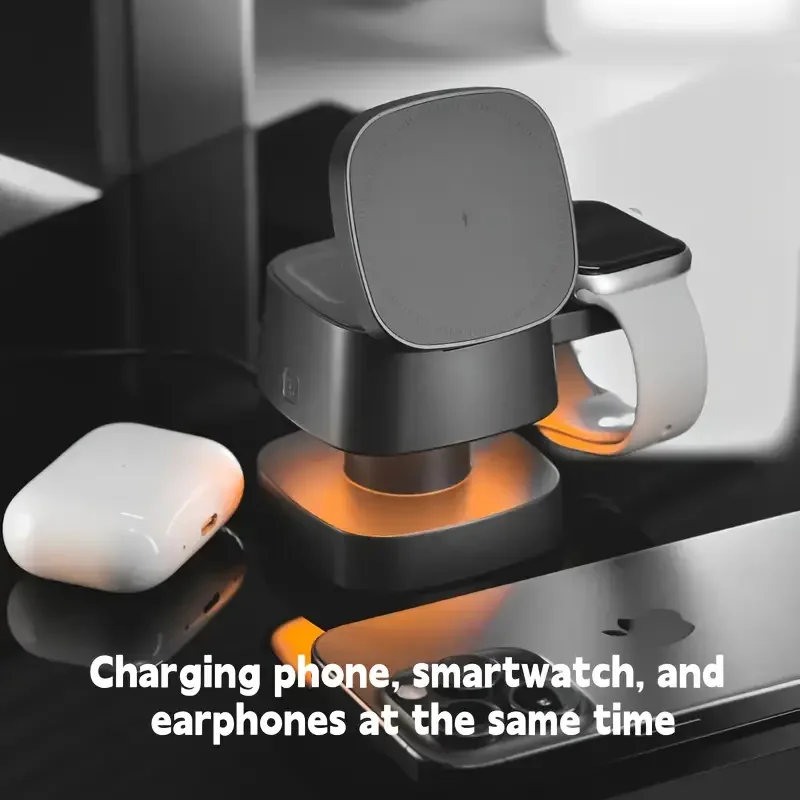 แท่นชาร์จไร้สายแม่เหล็ก 3 in 1 - Wireless Charger Watch บทวิจารณ์และราคา