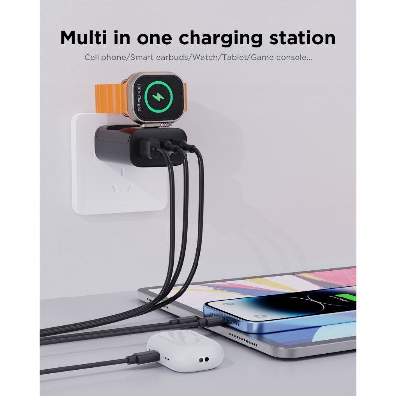 Oatsbasf 4 In 1 QC3.0 Fast Mag - Wireless Charger Watch บทวิจารณ์และราคา