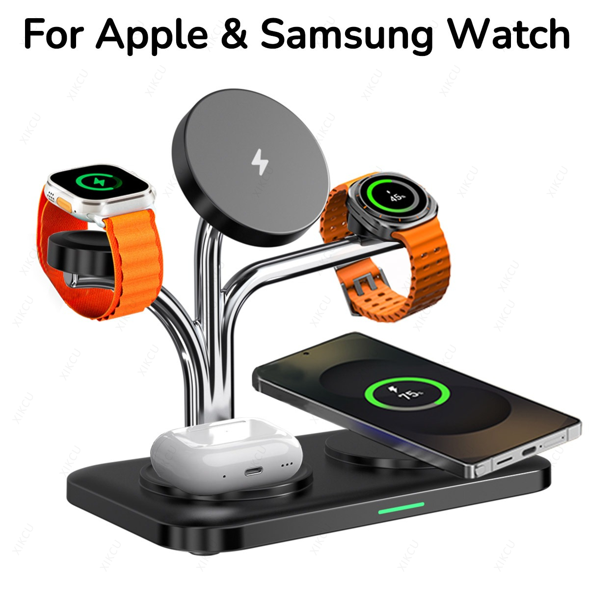 ที่ชาร์จไร้สายแม่เหล็ก 5 in 1  - Wireless Charger Watch บทวิจารณ์และราคา