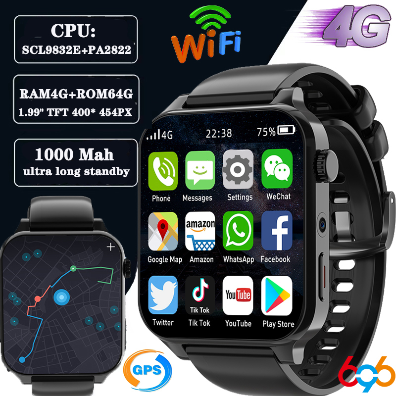 2023 RAM 4GB ROM 64GB 1.99นิ้ว - Smartwatch Instagram บทวิจารณ์และราคา
