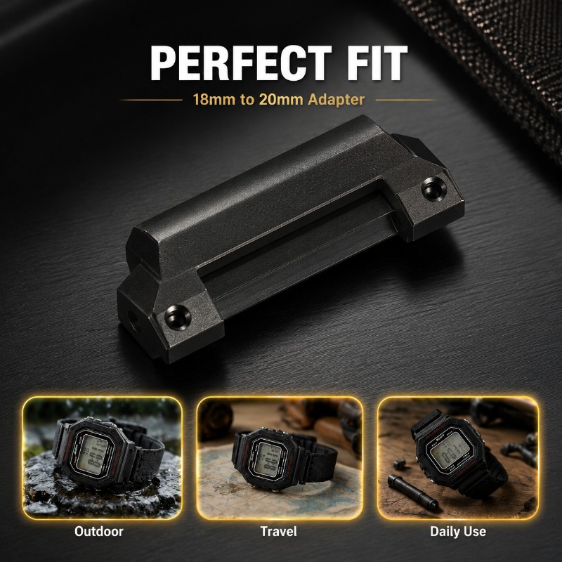 อะแดปเตอร์หัวยกสูง 18 มม. ถึง  - Watch Band Connector บทวิจารณ์และราคา