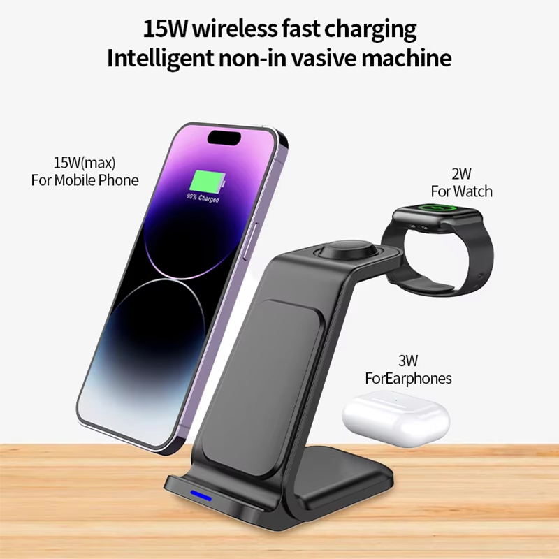 แท่นชาร์จไร้สาย 3 in 1 15W สำห - Watch Charging Dock บทวิจารณ์และราคา