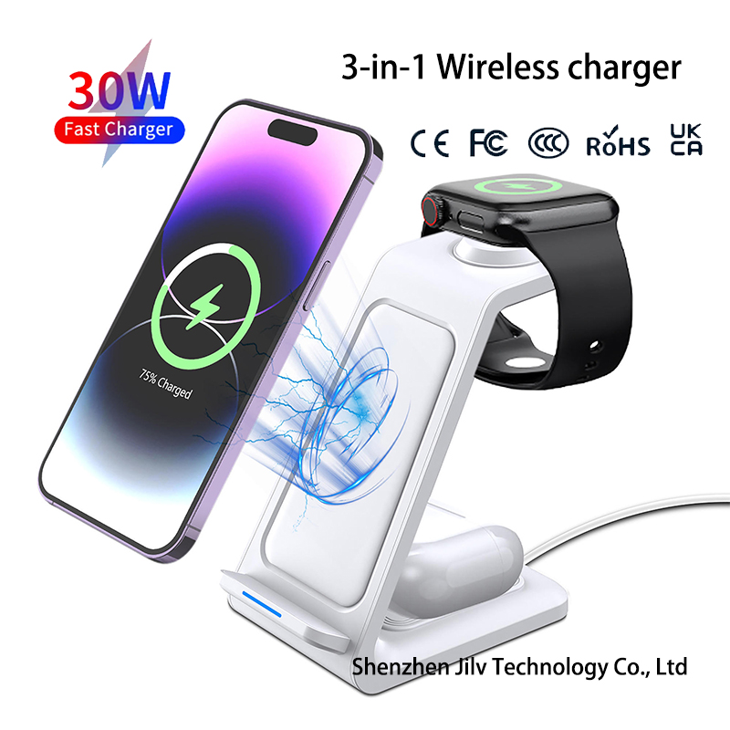 แท่นชาร์จไร้สาย 3 in 1 15W สำห - Watch Charging Dock บทวิจารณ์และราคา